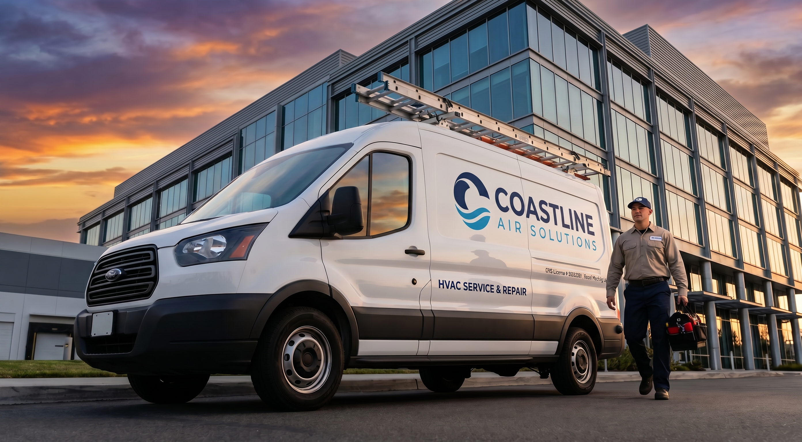 Coastline Air Solutions Service Van